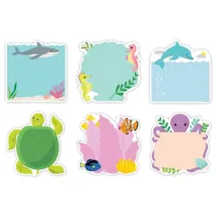 Creative Teaching Press&reg; Sea Friends 6" Designer Cut-Outs, 36 Per Pack, 3 Packs