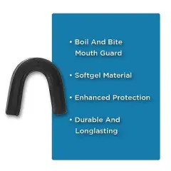 Amber Sports Breathable Boil Bite Mouth Guards, Super Tough MMA Mouthpiece for Boxing, Wrestling Mouthguard