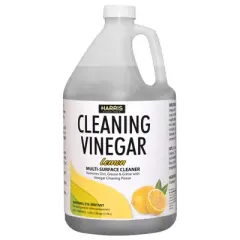 Harris Lemon Scent Concentrated All Purpose Cleaning Vinegar Liquid 128 oz (Pack of 4)