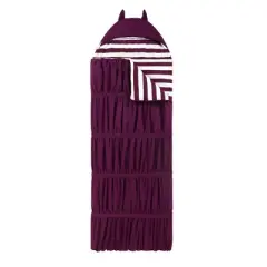 32"x75" Frankie Sleeping Bag Purple - Chic Home Design