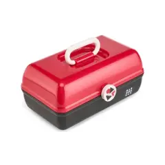 Caboodles School Spirit On-The-Go Girl Organizer - Red Over Black