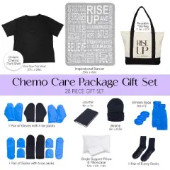 Rise Up and Recover Chemotherapy Must Haves Chemo Care Package for Women and Men Get Well Soon Post Surgery Recovery Gift Set Kit