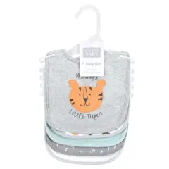 Hudson Baby Unisex Baby Cotton Bibs, Alphabet Animals, One Size
