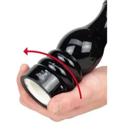 Peugeot | Paris u'Select Salt Mill, Wood, Salt Black Lacquer, 22 cm - 9 in