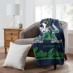 NCAA Signature Notre Dame Fighting Irish 50 x 60 Raschel Throw Blanket