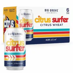 Big Grove Citrus Surfer Beer - 6pk/12 fl oz Cans