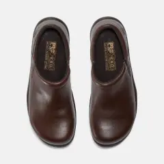 Timberland PRO Women's Newbury Slip-On ESD Alloy-Toe Work Shoes, Medium Brown, 7
