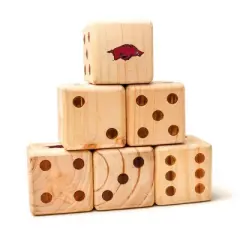 NCAA Arkansas Razorbacks Lawn Bowling Yard Dice