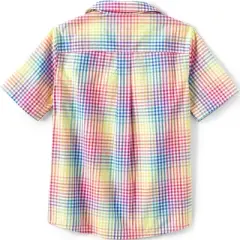 Lands' End Kids Short Sleeve Poplin Camp Shirt