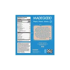MadeGood Cookies & Creme Granola Bar - 5.1oz/6ct