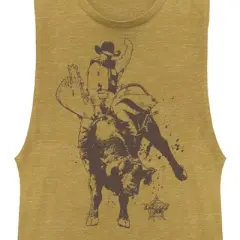 Junior's Professional Bull Riders Ride the Line Sketch Festival Muscle Tee