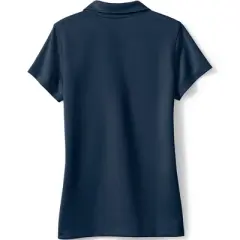 Lands' End Girls Short Sleeve Poly Pique Polo Shirt