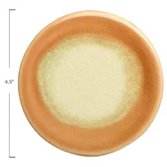 Storied Home Stoneware Reactive Glaze Coasters, Set of 4