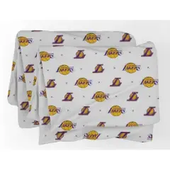 NBA Los Angeles Lakers Small X Queen Sheet Set
