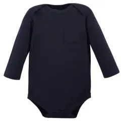 Hudson Baby Infant Boy Cotton Long-Sleeve Bodysuits 5pk, Basketball