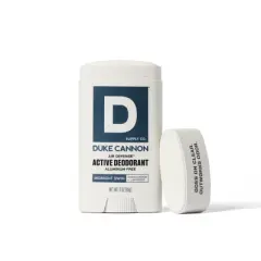 Duke Cannon Supply Co. Air Defense Active Solid Deodorant Stick for Men Midnight Swim - Aluminum-Free 3oz