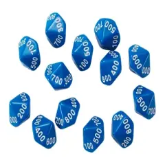 Learning Advantage 10-Sided Place Value Dice, Hundreds, Set of 12