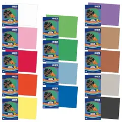 Pacon Construction Paper Assorted Colors 50 Sheet Packs 12" x 18" - 700 Sheets Total