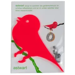 XXD Astwart Plastic Bird Feeding Station/Tree Decoration, Red