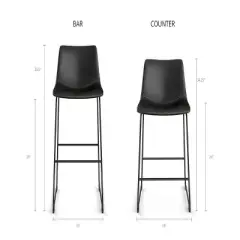 Inmod Kent Bar Stool (Set of 2)