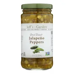 Jeff's Garden Diced Tamed Jalapeno Peppers - Case of 6/12 fz