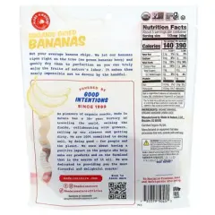 Made in Nature, Organic Dried Banana Slices, Soft & Chewy Supersnacks, 4 oz