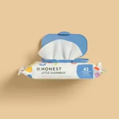 The Honest Company Little Flushables Plant-Based Flushable Wipes made with over 99% Water - 42ct