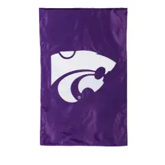 Evergreen NCAA Kansas State University Applique House Flag 28 x 44 Inches Outdoor Decor for Homes and Gardens