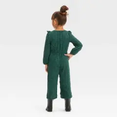 Toddler Girls' Ruffle Jumpsuit - Cat & Jack&trade; Green