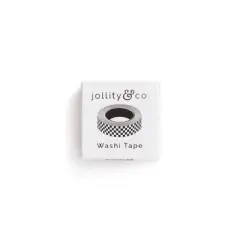 Jollity & Co. - Check It! The Classic Washi Tape - Pack of 1 Roll, 10 Meters
