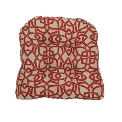 Blazing Needles, 19-inch U-Shaped Premium Outdoor Tufted Dining Chair Cushion