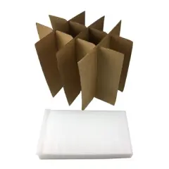 UBMOVE Cell Divider Box Compartments & Foam Pouches for Glasses