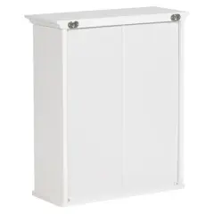 Symphony Wall Cabinet White - Elegant Home Fashions