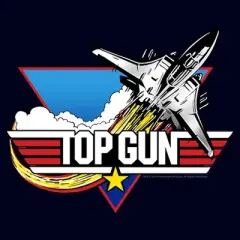 Boy's Top Gun Fighter Jet Logo T-Shirt