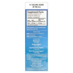 Sovereign Silver Bio-Active Silver Hydrosol Dropper-Top, Daily + Immune Support, 10 ppm, 4 fl oz (118 ml), Dietary Supplements