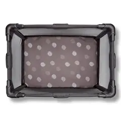 4moms Breeze Playard Sheet - White/Gray Cotton 2pk