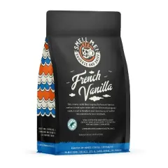Bones Coffee Company French Vanilla Ground Coffee Beans 12 oz Medium Roast (Ground)