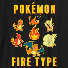 Boy's Pokemon Generations Fire Type T-Shirt