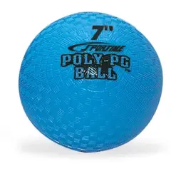 Sportime Poly PG Ball, 7 Inches, Each, Blue