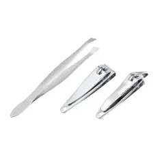 Unique Bargains Personal Care Stainless Steel Nail Clipper Cleaner Cuticle Grooming Kit Manicure Set 6 in 1