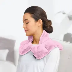 Sharper Image Neck and Shoulder Electric Massage Body Wrap - Pink