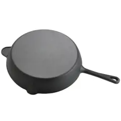 Gibson General Store Addlestone 12 in. Preseasoned Round Cast Iron Frying Pan
