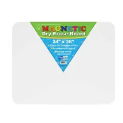 24" x 36" Magnetic Dry Erase Board - Flipside