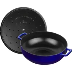 Staub Cast Iron 5-qt Bouillabaisse Pot - Dark Blue