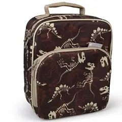 Bentology Lunch Box for Kids - Girls and Boys Insulated Lunchbox Bag Tote - Fits Bento Boxes - Dinosaur Fossils