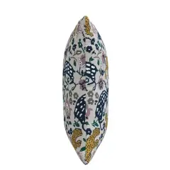 18" x 18" Outdoor Decorative Throw Pillow Leopard Mustard/Plum - Skyline Furniture