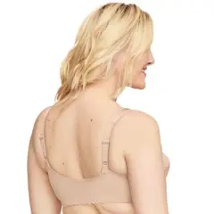 Glamorise Womens MagicLift Front-Closure Support Wirefree Bra 1200 Blush