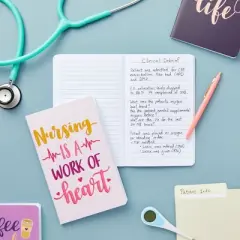 Paper Junkie 8 Pack A5 Nurse Notebook Set, Nurses Gifts for Retirement, Graduation, 80 Lined Pages, 8 x 5 x 0.1 Inches
