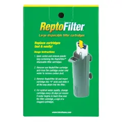 Tetra Fauna Repto Filter Ready-to-Use Disposable Aquarium Filter Cartridges - L