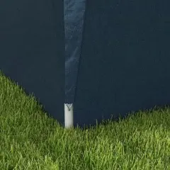 Resenkos Backyard Garden Canopy, Camping Canopy Screen Tent,10' x 19.5' Pop Up Canopy Tent w/ Sidewalls, Leg Weight Bags, Wheeled Carry Bag, Blue Dark